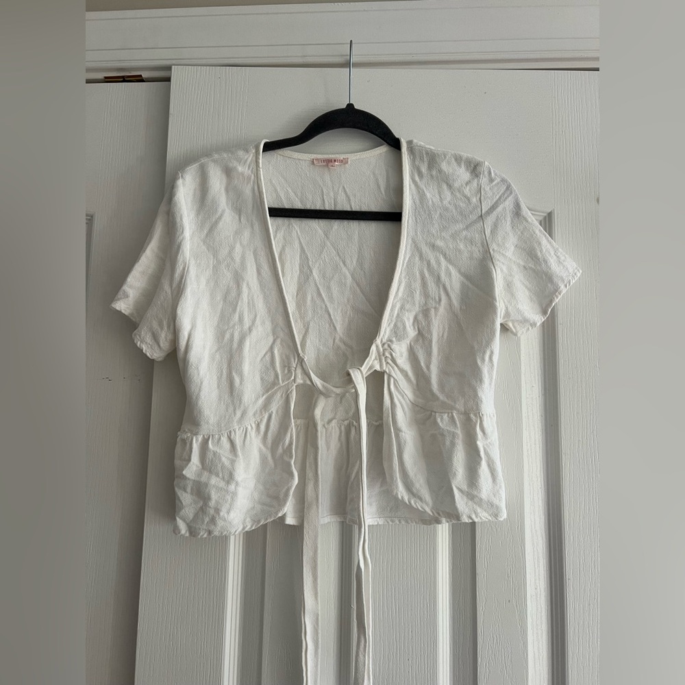 White tie top